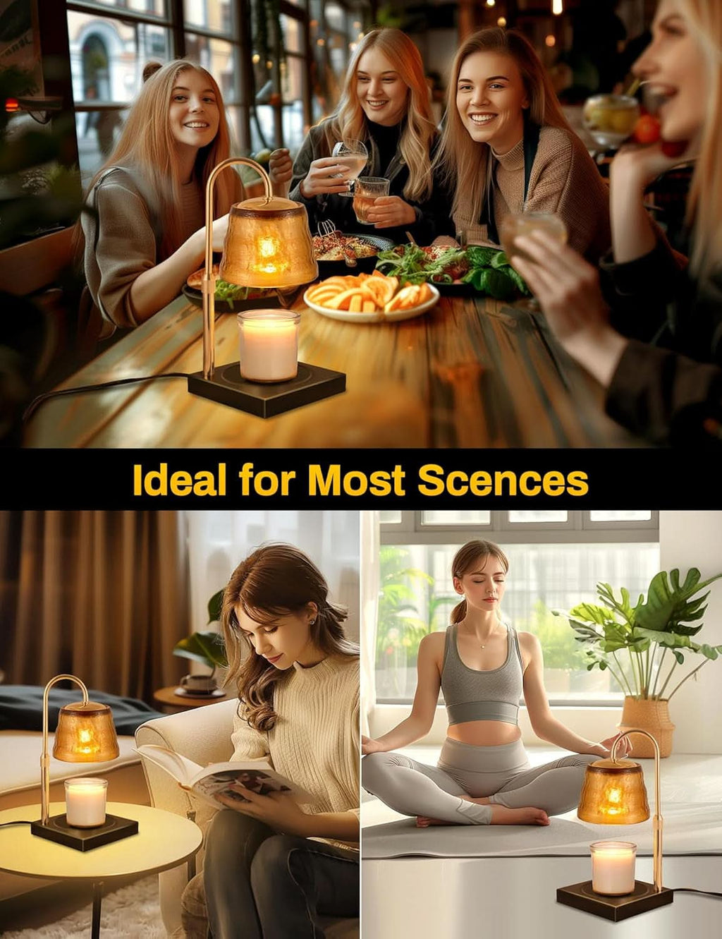 Electric Candle Warmer Lamp With Programmable Timer