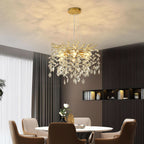 Gold Crystal Tree Branch Chandelier 18 Inch K9 Crystals-2