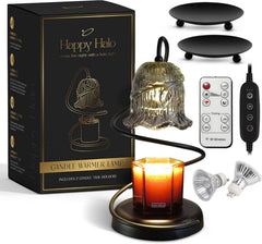 Candle Warmer Lamp With Integrated Wireless Remote