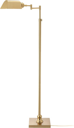 Pharmacy Floor Lamp Antique Brass Height Adjustable-0