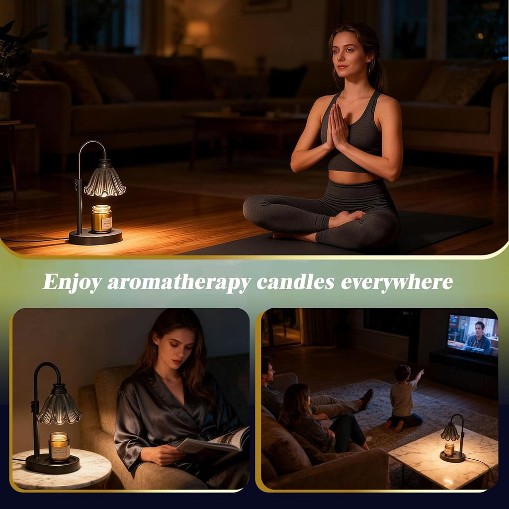 Scented Candle Warmer Lamp With Programmable Timer