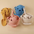 8 pcs set beach toys in food grade silicone