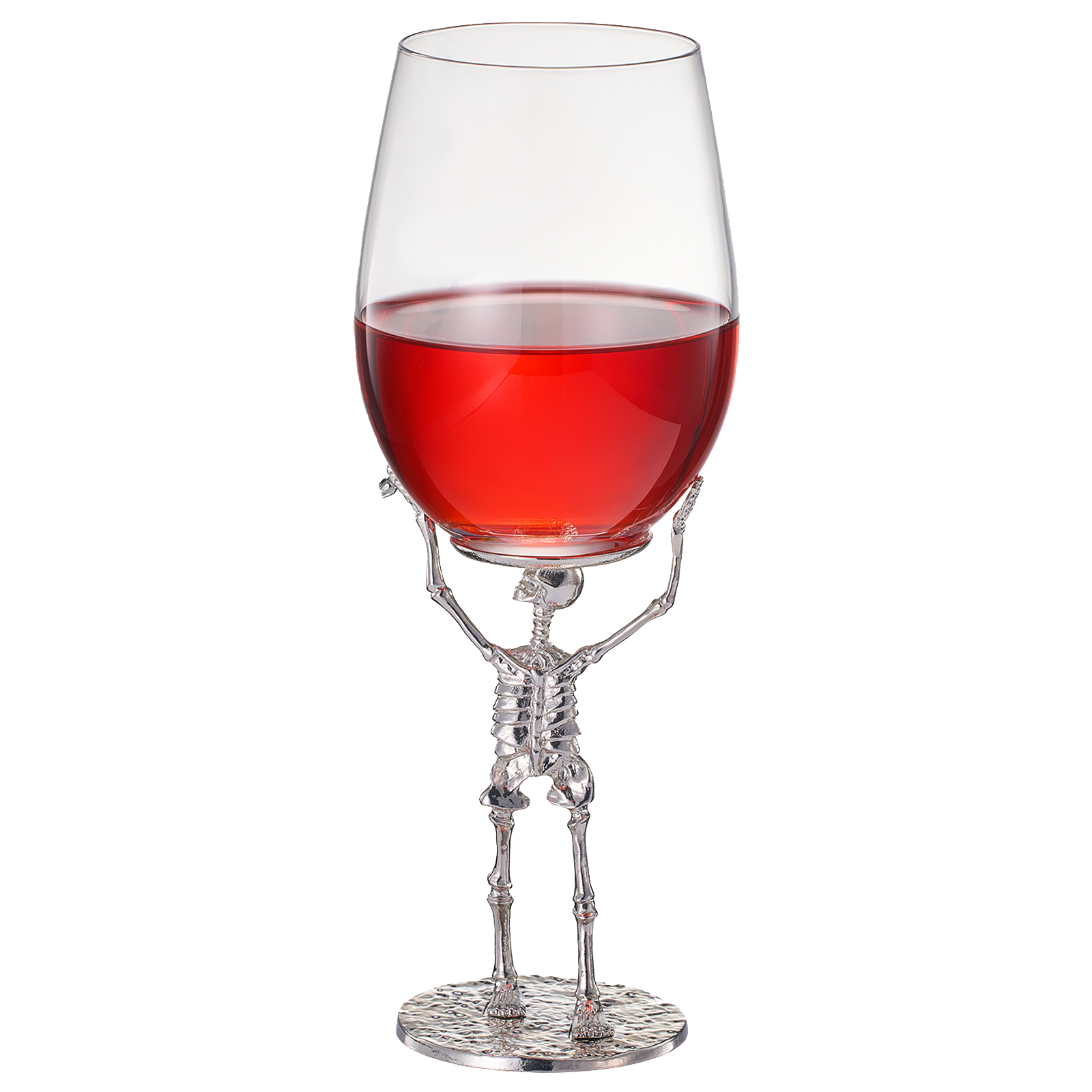 Stemmed Skeleton Wine Glass | SINGLE | 19oz-0