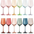 Make Your Own Set Wine Glass SINGLE, Large 12 oz Glass (Magenta)