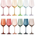 Make Your Own Set Wine Glass SINGLE, Large 12 oz Glass (Magenta)