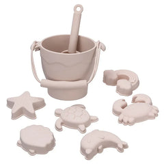 8 pcs set beach toys in food grade silicone