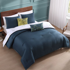 Bebejan Abstract Vines 5 Piece Reversible Comforter Set