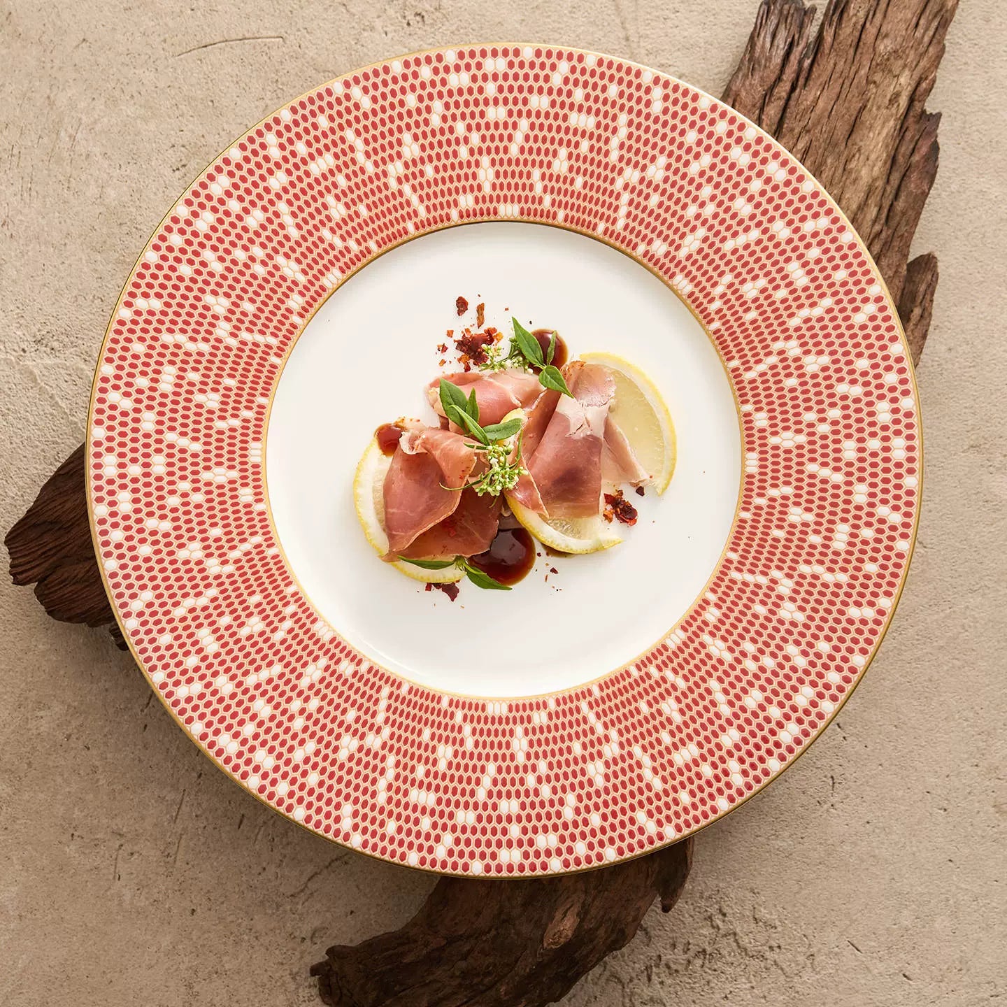Artisanal Mosaic Fine Porcelain Plate – Celestial Series-2