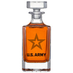 Army Whiskey Decanter Gift Set | 730mL Decanter 2 Whiskey Glass-2