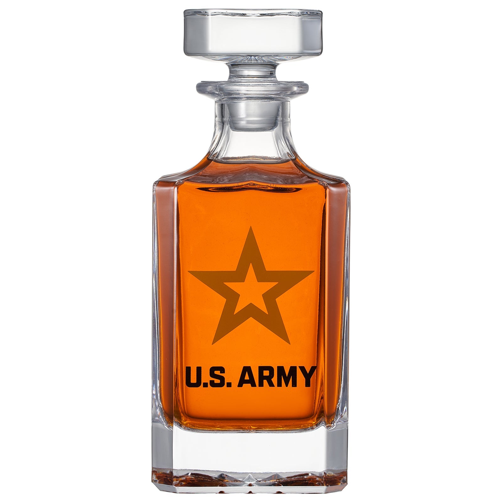 Army Whiskey Decanter Gift Set | 730mL Decanter 2 Whiskey Glass-2
