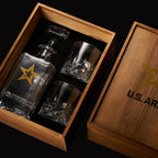 Army Whiskey Decanter Gift Set | 730mL Decanter 2 Whiskey Glass-4