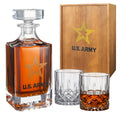 Army Whiskey Decanter Gift Set | 730mL Decanter 2 Whiskey Glass-0