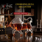 Charging Bull Heads Forward Animal Liquor Decanter-1