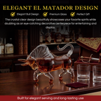 Charging Bull Heads Forward Animal Liquor Decanter-2