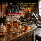 Unique Motorcycle Gift Decanter Wine, 750ml