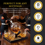 Marine Decanter Set With 4 Whiskey Glasses 1000ml-3