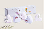 Bath Bombs - Lavender  - a Set of 5 Heart Shaped Gift box - Mother's Day best gift-2