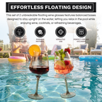 Floating Wine Glasses for Pool - Set of 2-18 OZ (Smoke)-3