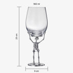 Stemmed Skeleton Wine Glass | Set of 2 | 19oz-4