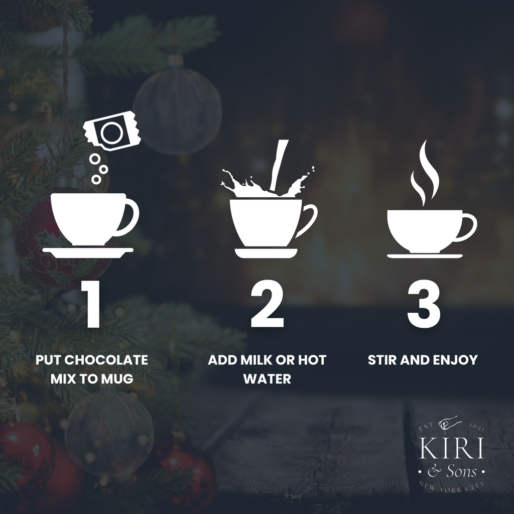 Gourmet Hot Cocoa Gift Set Cup Hot Chocolates - Set of 9 Flavors
