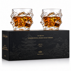 Storm Japanese Crystal Whiskey Glasses Set of 2-1