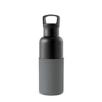 Black-Metallic Grey 16 Oz