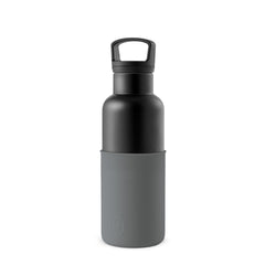 Black-Metallic Grey 16 Oz