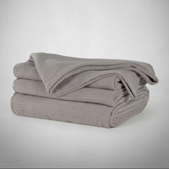 (2 Pack) Grid Pattern Fleece Blankets