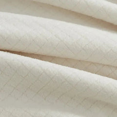 (2 Pack) Grid Pattern Fleece Blankets