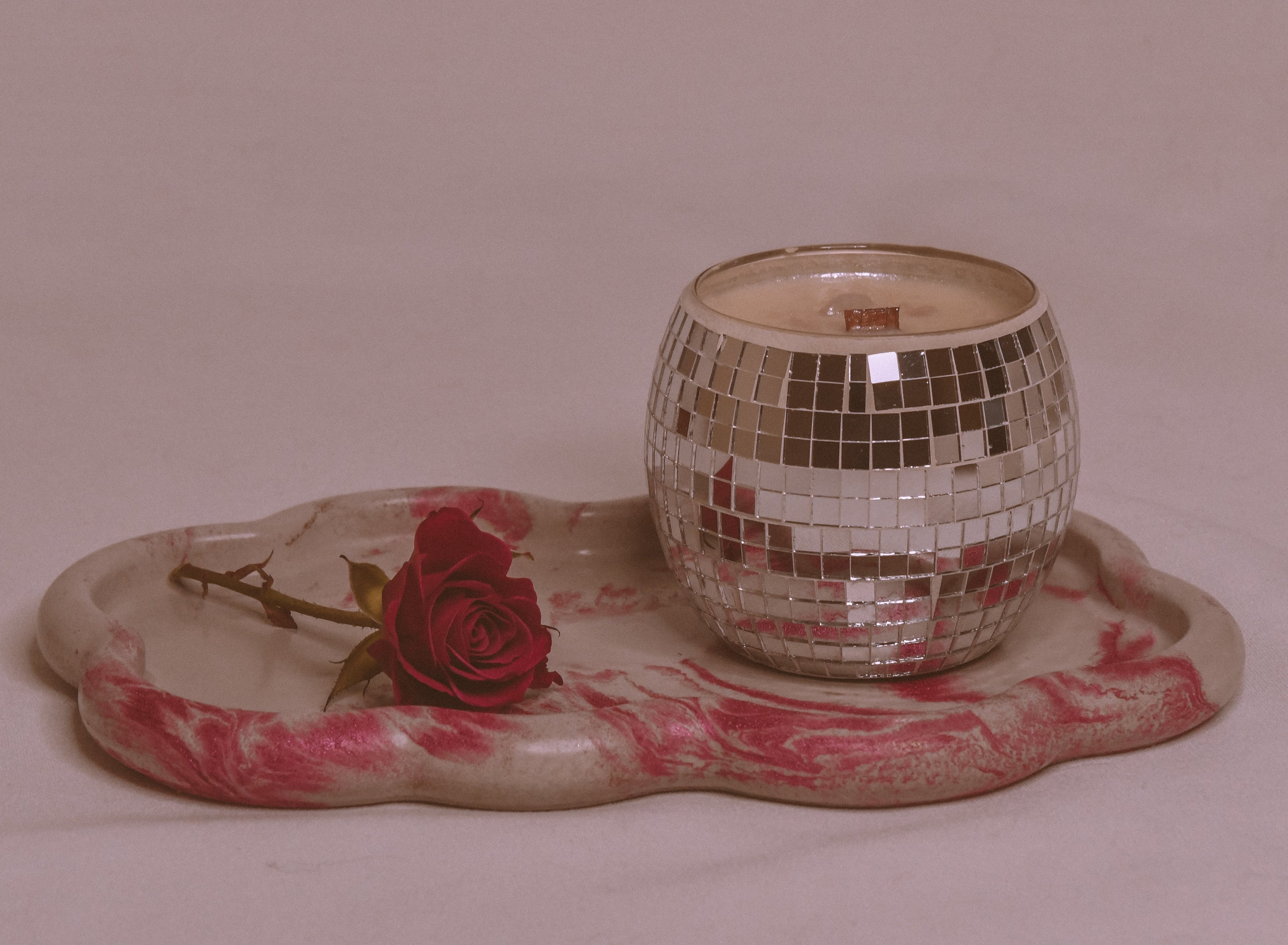 Blue Jean – Disco Ball Candle-3