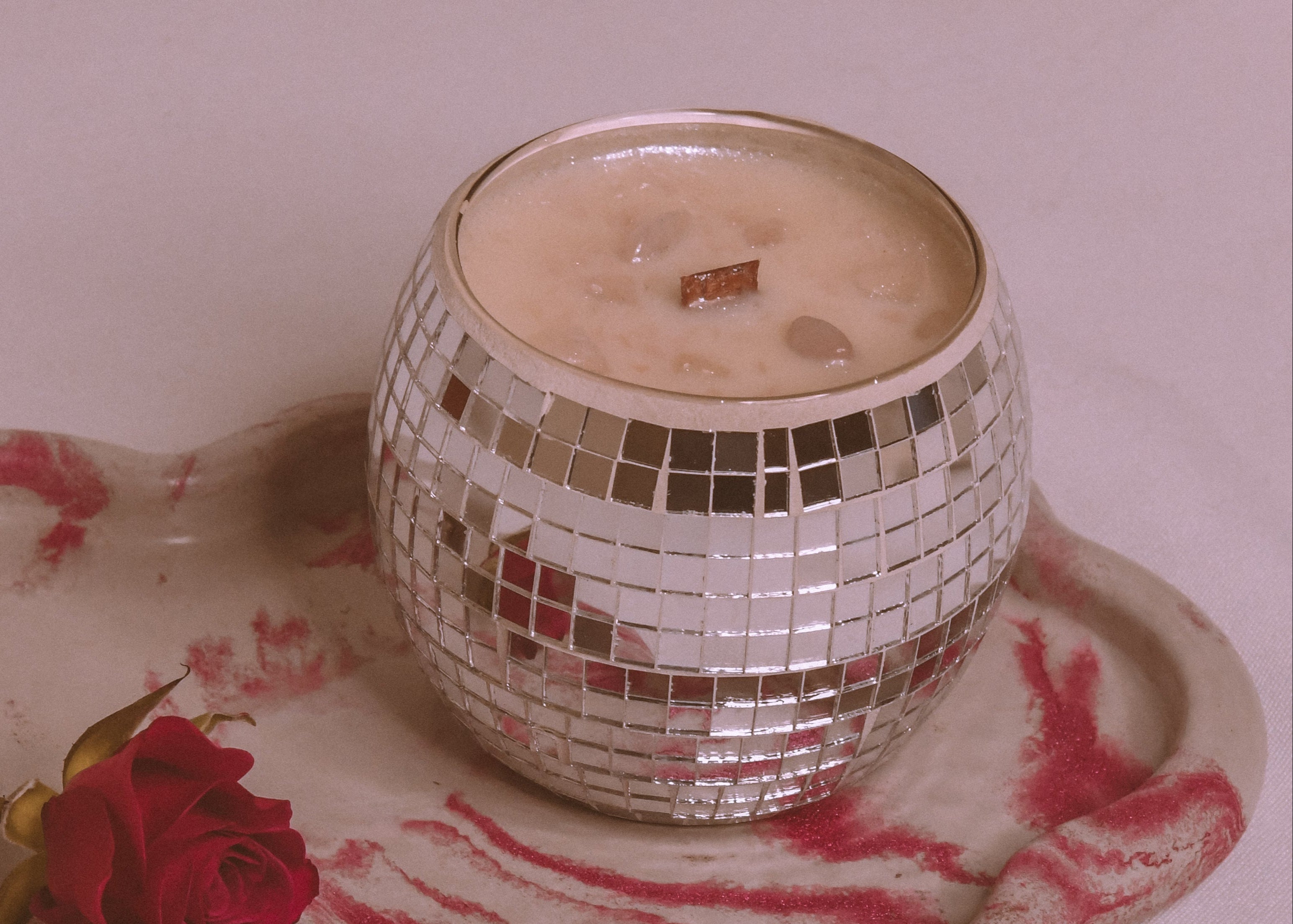 Blue Jean – Disco Ball Candle-0