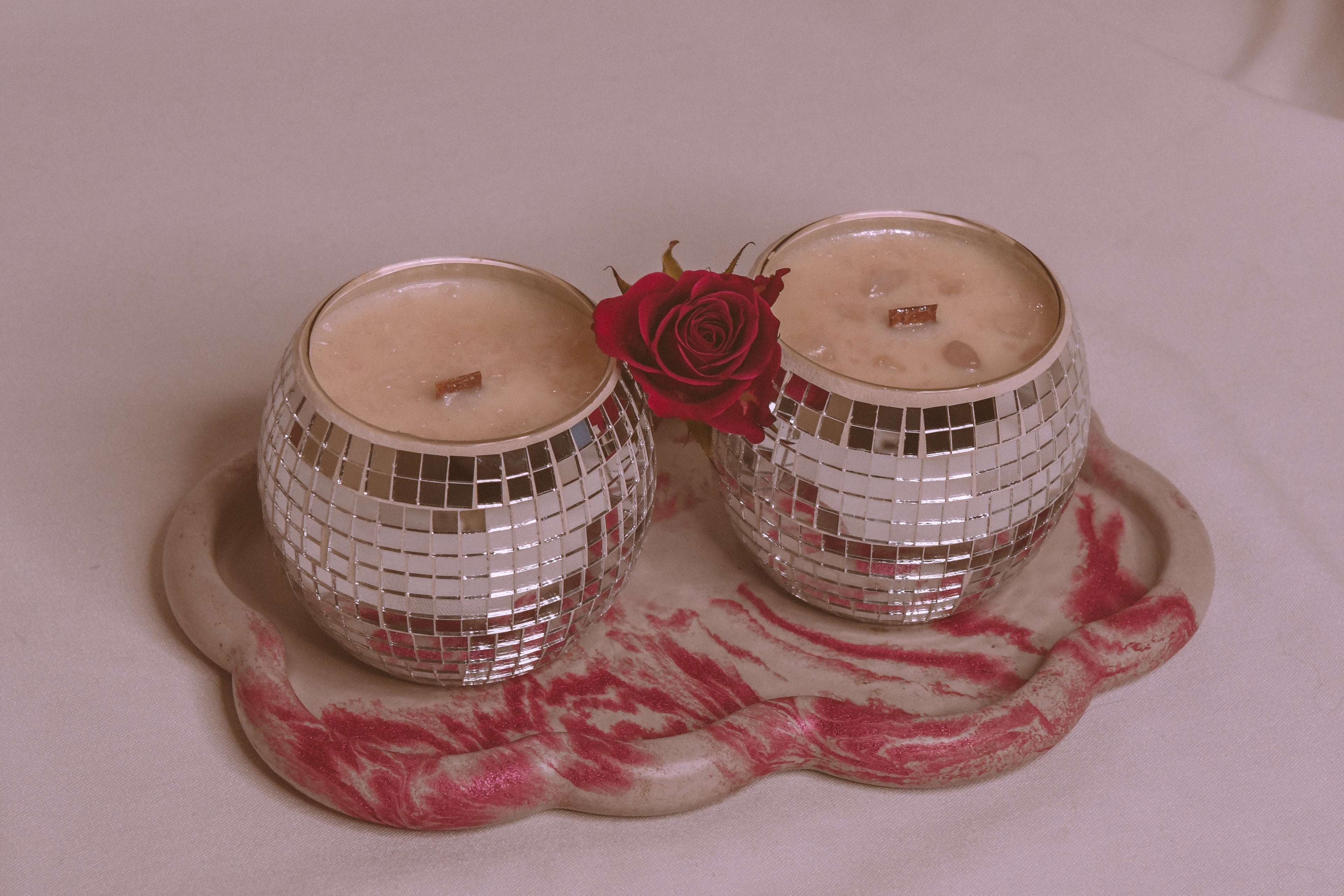 Blue Jean – Disco Ball Candle-1