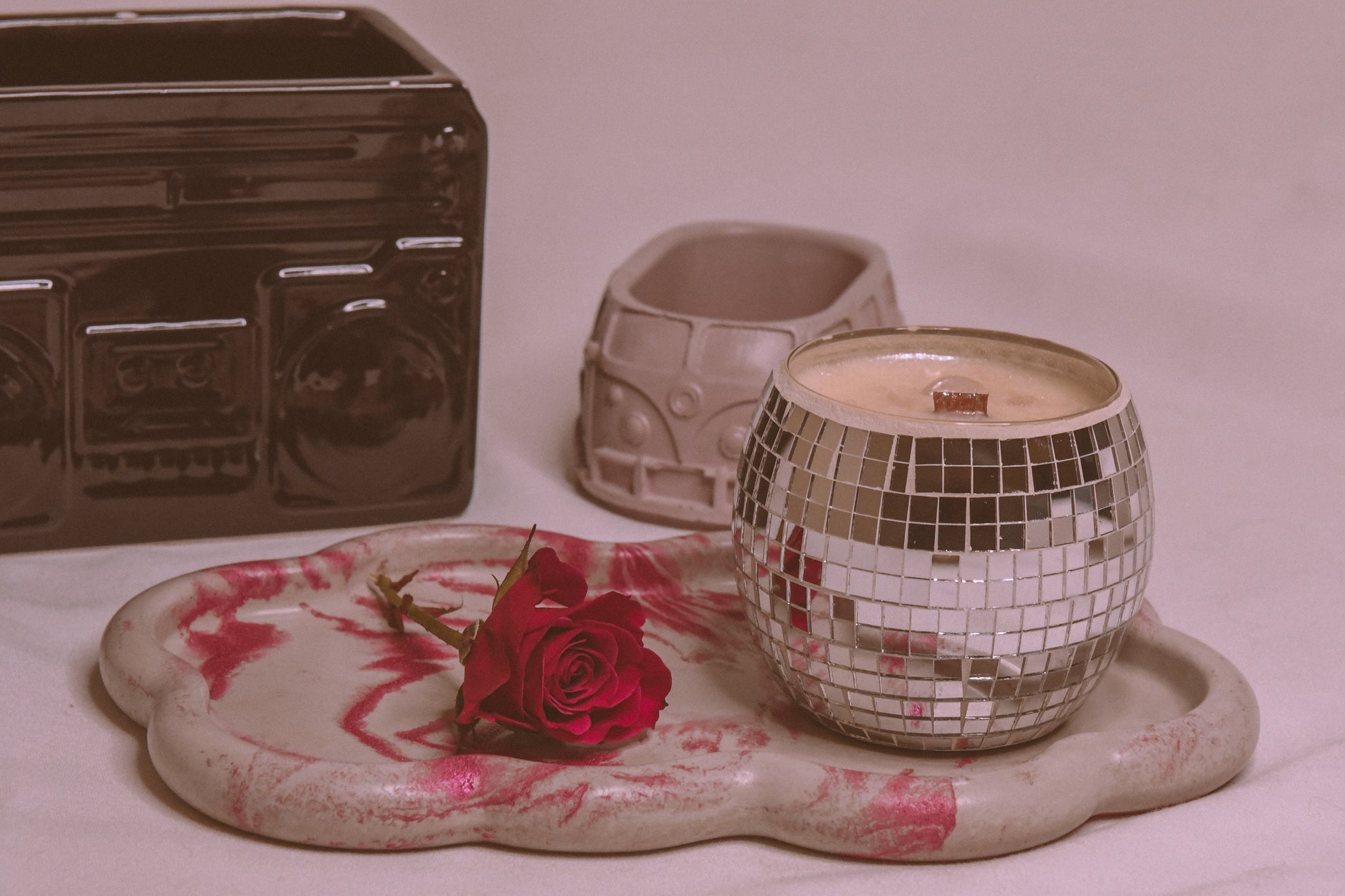 Blue Jean – Disco Ball Candle-2