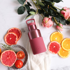 Rose Gold-WineRed 12 Oz