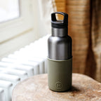 Titanium grey-Army Green 16 Oz