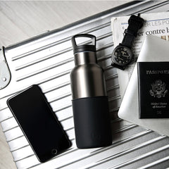 Titanium grey-Ink Black 16 Oz