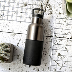 Titanium grey-Ink Black 16 Oz