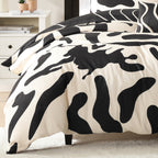 BebeTeen Ebony and Ivory Reversible Comforter Set