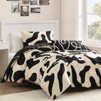 BebeTeen Ebony and Ivory Reversible Comforter Set