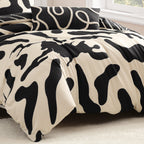 BebeTeen Ebony and Ivory Reversible Comforter Set