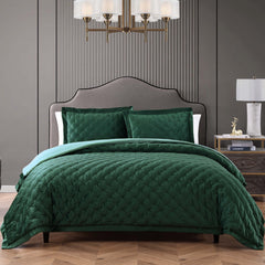 Bebejan 3 Piece Velvet Comforter Set
