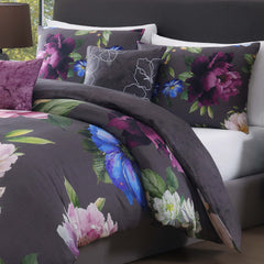 Bebejan Elegant Blossoms 5 Piece Reversible Comforter Set