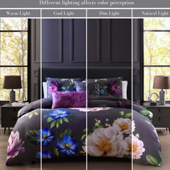 Bebejan Elegant Blossoms 5 Piece Reversible Comforter Set