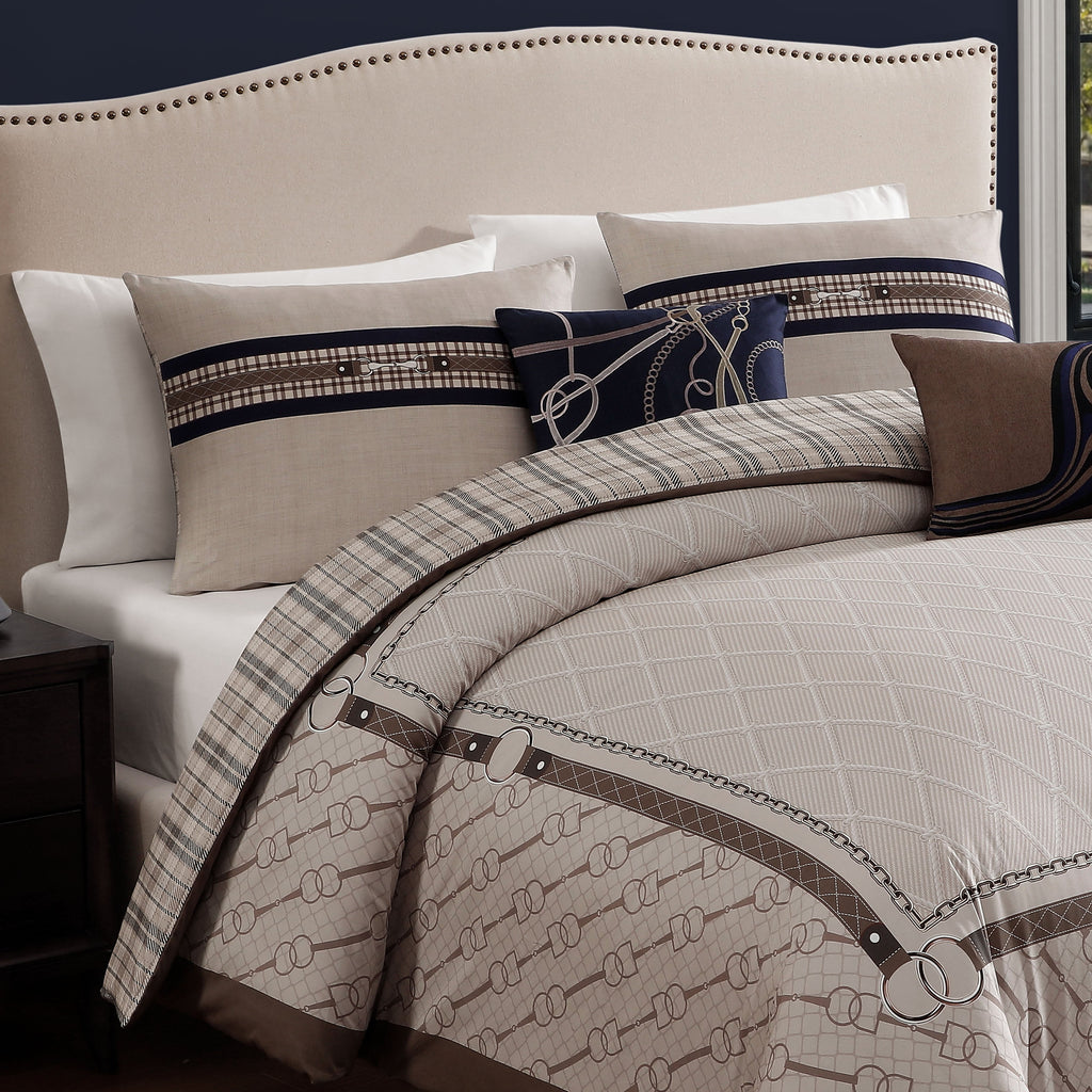 Bebejan Equestrian 5 Piece Reversible Comforter Set