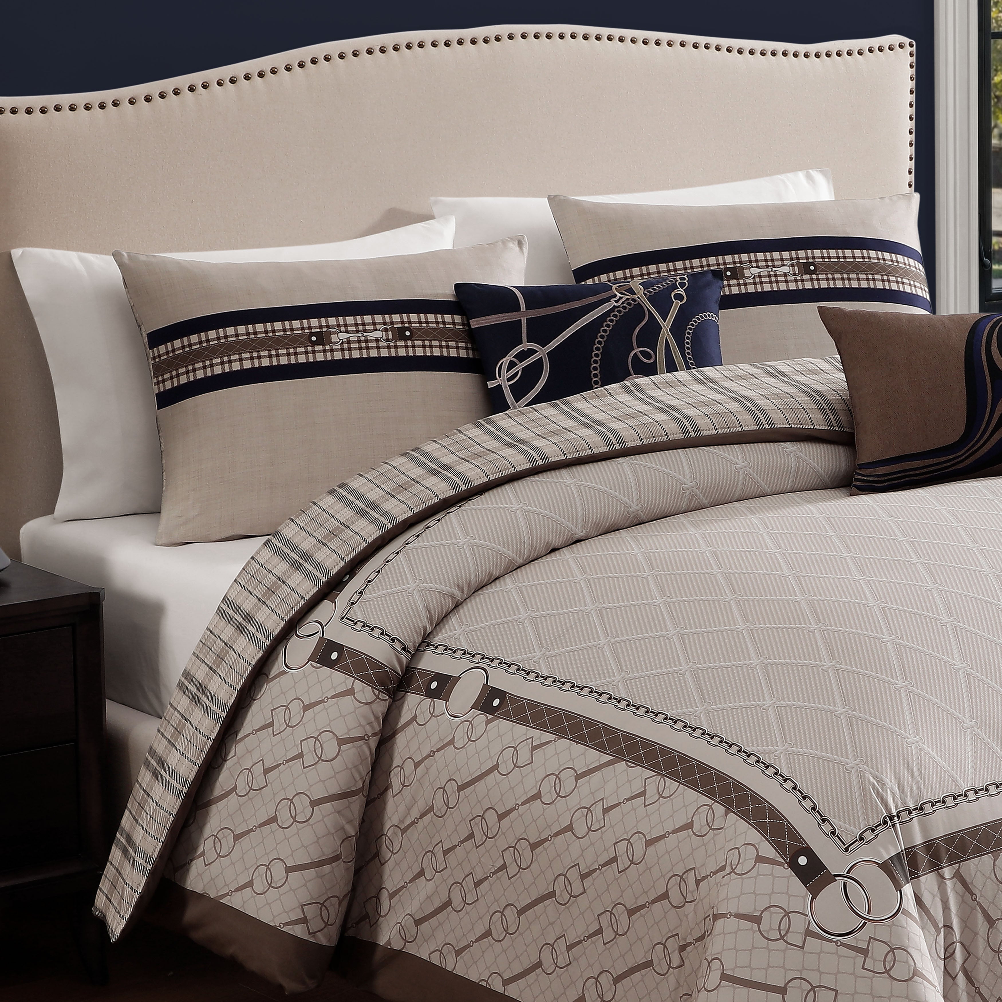 Bebejan Equestrian 5 Piece Reversible Comforter Set