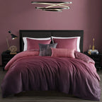 Bebejan Mauve Dreams 5 Piece Reversible Comforter Set