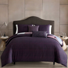 Bebejan Orchid Matrix 5 Piece Reversible Comforter Set