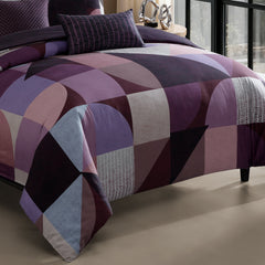 Bebejan Orchid Matrix 5 Piece Reversible Comforter Set