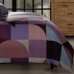 Bebejan Orchid Matrix 5 Piece Reversible Comforter Set