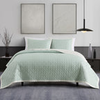 Bebejan 3 Piece Textured Quilted Coverlet Set
